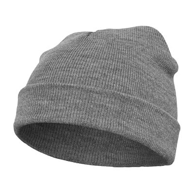 Flexfit Unisex Heavyweight beanie, dames en heren, verkrijgbaar in 19 kleuren, eenheidsmaat, Heather Grey, One size Flexfit Unisex Heavyweight beanie, dames en heren, verkrijgbaar in 19 kleuren, eenheidsmaat, Heather Grey, One size