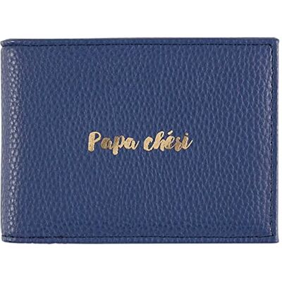DRAEGER Tie Rack heren portemonnee Papa Chéri, marineblauw DRAEGER Tie Rack heren portemonnee Papa Chéri, marineblauw