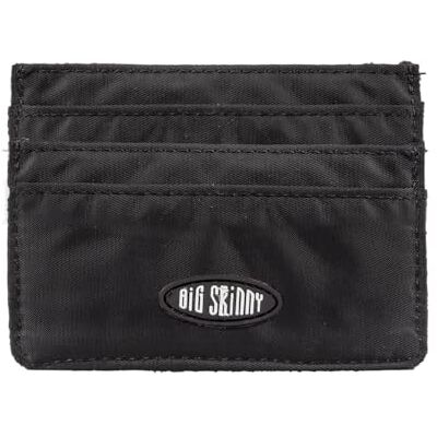 Big Skinny Mini Skinny Card Slim Wallet voor maximaal 12 kaarten, zwart Big Skinny Mini Skinny Card Slim Wallet voor maximaal 12 kaarten, zwart