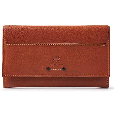 dR Amsterdam damesportemonnee Luxe Lederen Portefeuille met RFID-bescherming Stijlvol en Veilig voor al je Betalingsbehoeften 93159 Camel dR Amsterdam damesportemonnee Luxe Lederen Portefeuille met RFID-bescherming Stijlvol en Veilig voor al je Betalingsbehoeften 93159 Camel