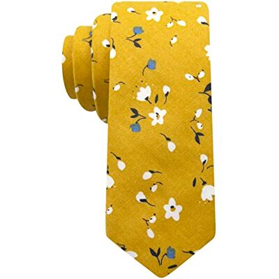 Mantieqingway Heren Katoen Bedrukt Bloemen Neck Tie Skinny Tie, New3, M Mantieqingway Heren Katoen Bedrukt Bloemen Neck Tie Skinny Tie, New3, M
