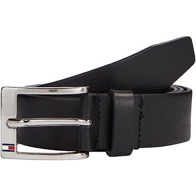 Tommy Hilfiger Heren Nieuw Aly Riem Leer, Zwart (zwart), W105 Tommy Hilfiger Heren Nieuw Aly Riem Leer, Zwart (zwart), W105