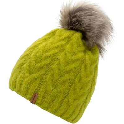 CHILLOUTS Flora Hat Bobbel hoed lime OneSize Made in Europe CHILLOUTS Flora Hat Bobbel hoed lime OneSize Made in Europe