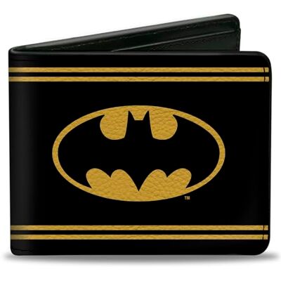 Buckle-Down Gesp omlaag mannen Bifold portemonnee Batman Bi-Fold Buckle-Down Gesp omlaag mannen Bifold portemonnee Batman Bi-Fold