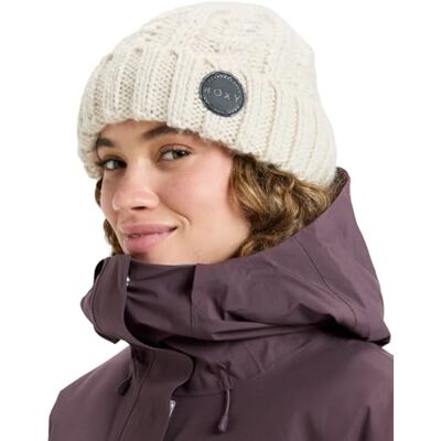Roxy Tram Beanie muts, wit, één maat Roxy Tram Beanie muts, wit, één maat