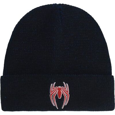 Concept One Uniseks Marvel Spider, Game Logo Winter Knit Cap met Cuff Beanie-muts, blauw, One size Concept One Uniseks Marvel Spider, Game Logo Winter Knit Cap met Cuff Beanie-muts, blauw, One size