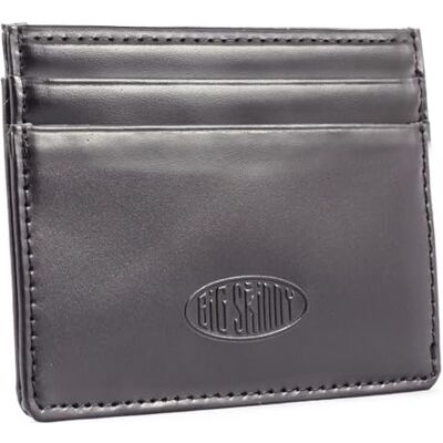 Big Skinny portemonnee met open zijde, smal, leer, voor maximaal 9 kaarten, zwart Big Skinny portemonnee met open zijde, smal, leer, voor maximaal 9 kaarten, zwart