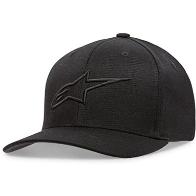 Alpinestars , Ageless Curve, Baseball Pet, Zwart Zwart, S/M, Mens Alpinestars , Ageless Curve, Baseball Pet, Zwart Zwart, S/M, Mens
