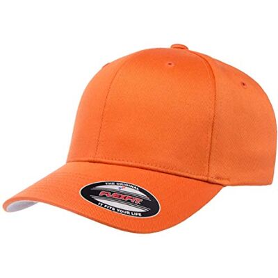 Flexfit Atletische baseballpet voor heren, oranje, small-medium, Oranje, S/M Flexfit Atletische baseballpet voor heren, oranje, small-medium, Oranje, S/M