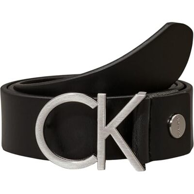 Calvin Damesriem Ck Logo Belt Lederen Riem, zwart (black 001), 95 Calvin Damesriem Ck Logo Belt Lederen Riem, zwart (black 001), 95