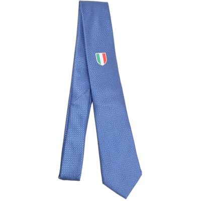 Enzo Castellano SSC NAPOLI Stropdas met patroon 7 x 148 100% PL Box 123399, Blauw, 7x148 cm Enzo Castellano SSC NAPOLI Stropdas met patroon 7 x 148 100% PL Box 123399, Blauw, 7x148 cm