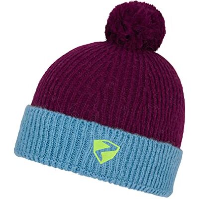 Ziener Uniseks kindermuts met pompon/gebreid, fleece voering, wolgehalte Iken Ziener Uniseks kindermuts met pompon/gebreid, fleece voering, wolgehalte Iken