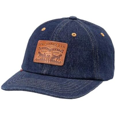 Levi's Relaxed Dad Heritage Cap, Donkerblauw, één man, Donkerblauw, One Size Levi's Relaxed Dad Heritage Cap, Donkerblauw, één man, Donkerblauw, One Size