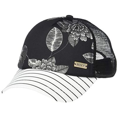 Roxy Dames Water Come Down Trucker Hat, Heldere Witte Jungle Boogie, one size Roxy Dames Water Come Down Trucker Hat, Heldere Witte Jungle Boogie, one size