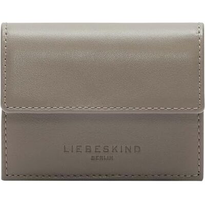 LIEBESKIND BERLIN Leren portemonnee Soft Nappa Akkordeon Wallet Neutral Gray Taupe LIEBESKIND BERLIN Leren portemonnee Soft Nappa Akkordeon Wallet Neutral Gray Taupe