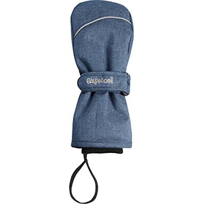 Playshoes Uniseks kinderwanten warme winterhandschoenen met klittenbandsluiting, blauw (jeansblauw 3), 3 Playshoes Uniseks kinderwanten warme winterhandschoenen met klittenbandsluiting, blauw (jeansblauw 3), 3