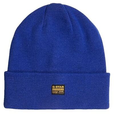 G-STAR RAW G-Star Heren Effo Long Beanie, blauw (racing blue D16624-E149-888), One size G-STAR RAW G-Star Heren Effo Long Beanie, blauw (racing blue D16624-E149-888), One size