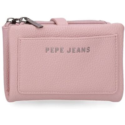 Pepe Jeans Paola Portemonnee met portemonnee, eenheidsmaat, Roze, Eén maat, Portemonnee met portemonnee Pepe Jeans Paola Portemonnee met portemonnee, eenheidsmaat, Roze, Eén maat, Portemonnee met portemonnee