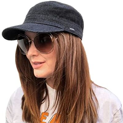 CRAGGI BAGS AND ACCESSORIES Newsboy Cap Baker Boy Cadet Cabbie Fiddler Hoed Houtskool Zwart Gewassen Denim door CRAGGI zwart Een maat CRAGGI BAGS AND ACCESSORIES Newsboy Cap Baker Boy Cadet Cabbie Fiddler Hoed Houtskool Zwart Gewassen Denim door CRAGGI zwart Een maat