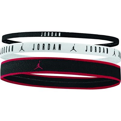 NIKE Elastic Mixed Hoofdband voor heren Black/White/Black One Size NIKE Elastic Mixed Hoofdband voor heren Black/White/Black One Size