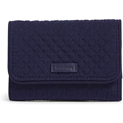 Vera Bradley 27435-219, Microfiber Riley Compact Portemonnee met Rfid Bescherming Vrouwen Eén maat Vera Bradley 27435-219, Microfiber Riley Compact Portemonnee met Rfid Bescherming Vrouwen Eén maat