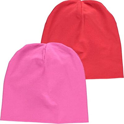 Fred's World by Green Cotton Baby-meisje beanie hoed, fuchsia, 3 Maanden Fred's World by Green Cotton Baby-meisje beanie hoed, fuchsia, 3 Maanden