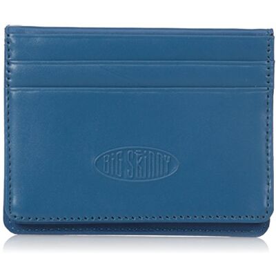 Big Skinny New Yorker lederen ID slanke portemonnee, geschikt voor maximaal 24 kaarten, oceaanblauw Big Skinny New Yorker lederen ID slanke portemonnee, geschikt voor maximaal 24 kaarten, oceaanblauw