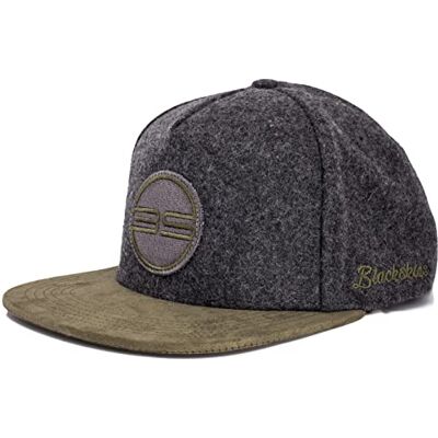 Blackskies ® Gaea Snapback Cap Grijs-Groen Suède Klep Flanel Unisex Premium Baseballpet Wol – Heren Dames Streetwear Outdoor Zomer Casual Blackskies ® Gaea Snapback Cap Grijs-Groen Suède Klep Flanel Unisex Premium Baseballpet Wol – Heren Dames Streetwear Outdoor Zomer Casual