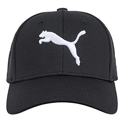 PUMA Evercat Unisex Baseball Stretch Mesh Cap, Zwart, L/XL PUMA Evercat Unisex Baseball Stretch Mesh Cap, Zwart, L/XL