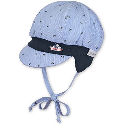 Sterntaler Babymuts voor jongens en meisjes, blauw (hemel 325), 51 Sterntaler Babymuts voor jongens en meisjes, blauw (hemel 325), 51