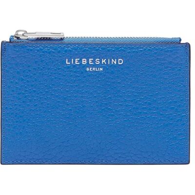 LIEBESKIND BERLIN Leren kaarthouder Lora Heavy Pepple Star Card Holder Pool blauw LIEBESKIND BERLIN Leren kaarthouder Lora Heavy Pepple Star Card Holder Pool blauw