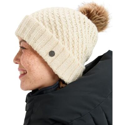 Roxy Blizzard Beanie Muts Wit One Size Roxy Blizzard Beanie Muts Wit One Size