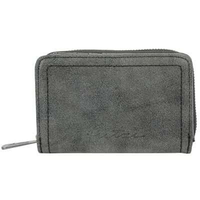 Fritzi aus Preussen Fritzi aus Preußen portemonnee Jamie Vintage Wallet Black Idol donkergrijs Fritzi aus Preussen Fritzi aus Preußen portemonnee Jamie Vintage Wallet Black Idol donkergrijs