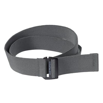 Jack Wolfskin Unisex Light Belt riem, donkergrijs, eenheidsmaat, dark grey, Eén maat Jack Wolfskin Unisex Light Belt riem, donkergrijs, eenheidsmaat, dark grey, Eén maat