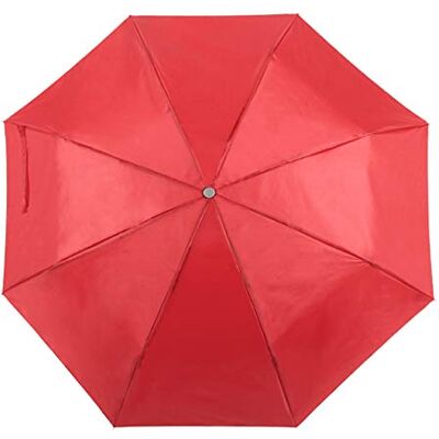 eBuyGB Unisex Mini Opvouwbare Compact Pocket Paraplu Handmatige Opening Telescopische Bruiloft Lichtgewicht Brolly met Draaghandvat Riem en Kleur Matchin Beschermende Mouw, Rood, 41 inch eBuyGB Unisex Mini Opvouwbare Compact Pocket Paraplu Handmatige Opening Telescopische Bruiloft Lichtgewicht Brolly met Draaghandvat Riem en Kleur Matchin Beschermende Mouw, Rood, 41 inch