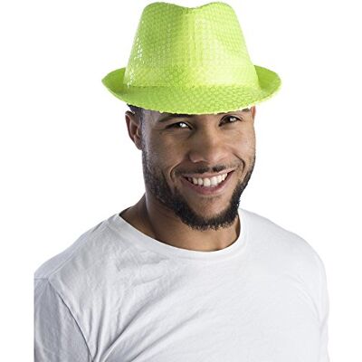 Dress Up America Sequin Fedora hoed voor volwassenen Dress Up America Sequin Fedora hoed voor volwassenen