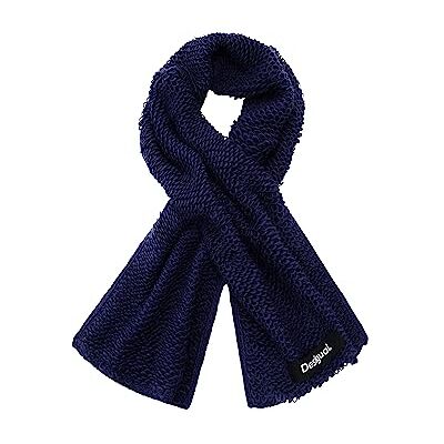 Desigual Dames Scarf_Loops Colors, blauw, Eén Maat Desigual Dames Scarf_Loops Colors, blauw, Eén Maat