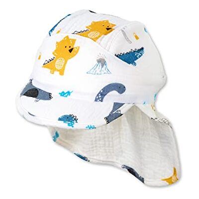 Sterntaler Muts Met Klep En Nekbescherming, Dinos uniseks-kind kindermuts Sterntaler Muts Met Klep En Nekbescherming, Dinos uniseks-kind kindermuts
