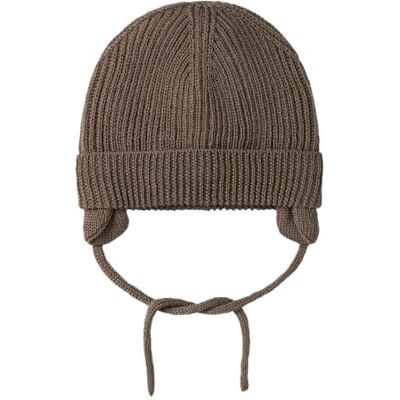 Lil' atelier baby Nbnnanson Knit Hat Lil, Shitake, 45-47 Lil' atelier baby Nbnnanson Knit Hat Lil, Shitake, 45-47