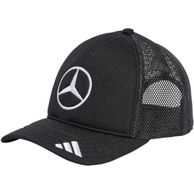 adidas Uniseks-Volwassen MERCEDES AMG PETRONAS FORMULA ONE TEAM SNAPBACK STAR TRUCKER CAP, black/white, M adidas Uniseks-Volwassen MERCEDES AMG PETRONAS FORMULA ONE TEAM SNAPBACK STAR TRUCKER CAP, black/white, M