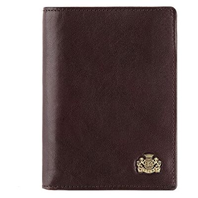 WITTCHEN portemonnee van glad leer Collectie: Arizona zonder sluiting gemaakt van hoogwaardige materialen elegant en klassiek Bruin 9x12 cm WITTCHEN portemonnee van glad leer Collectie: Arizona zonder sluiting gemaakt van hoogwaardige materialen elegant en klassiek Bruin 9x12 cm