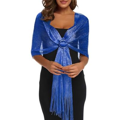 Rheane Shawls and Wraps for Evening Dresses Travel Shawl Wraps for Women Airplane Beach Wedding Guest Dress 2024 Dressy Gowns and Evening Dresses Fall Scarf (Royal Blue with Royal Blue Glitter) Rheane Shawls and Wraps for Evening Dresses Travel Shawl Wraps for Women Airplane Beach Wedding Guest Dress 2024 Dressy Gowns and Evening Dresses Fall Scarf (Royal Blue with Royal Blue Glitter)