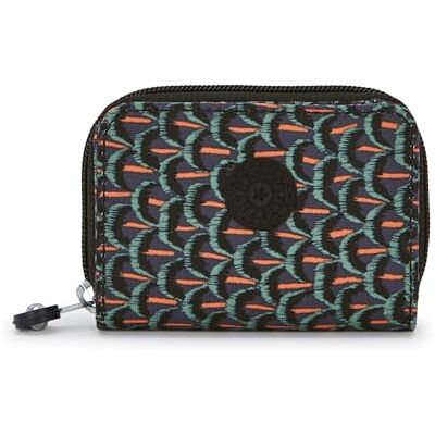 Kipling Tops Kleine Portemonnee, Geo Feather (zwart) Kipling Tops Kleine Portemonnee, Geo Feather (zwart)