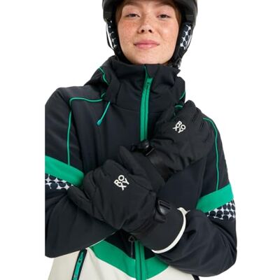 Roxy JETTY SOLID GLOVES handschoenen, zwart, L Roxy JETTY SOLID GLOVES handschoenen, zwart, L