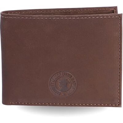 Coronel Tapiocca Coronel Tapioca Portemonnee voor heren, casual, voor heren, grote capaciteit, RFID-bescherming, Bruin, Estándar Coronel Tapiocca Coronel Tapioca Portemonnee voor heren, casual, voor heren, grote capaciteit, RFID-bescherming, Bruin, Estándar