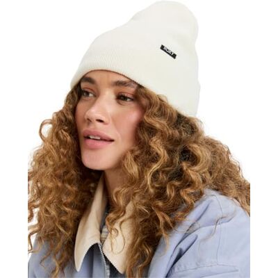 Roxy Tropical Snow Beanie, wit, eenheidsmaat Roxy Tropical Snow Beanie, wit, eenheidsmaat
