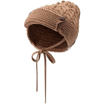 Sterntaler Gebreide muts voor jongens Houten knopen zonder, bruin, 45, Bruin, 5 1/2 Sterntaler Gebreide muts voor jongens Houten knopen zonder, bruin, 45, Bruin, 5 1/2
