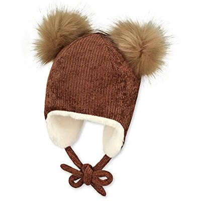 Sterntaler Inca-muts, corduroy pet voor meisjes, Bruin, 43 Sterntaler Inca-muts, corduroy pet voor meisjes, Bruin, 43