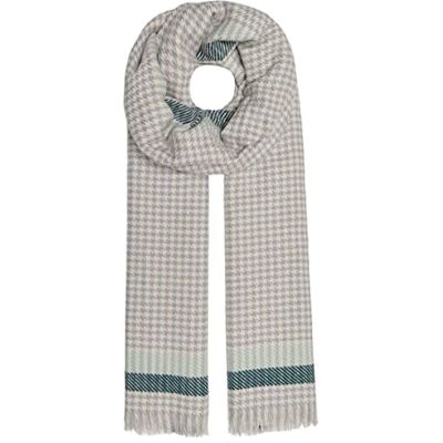ONLY Dames Onlalberte Houndtooth Scarf Cc sjaal (100 stuks), Deep Teal/Detail:HOUNDTOOTH AOP, One Size ONLY Dames Onlalberte Houndtooth Scarf Cc sjaal (100 stuks), Deep Teal/Detail:HOUNDTOOTH AOP, One Size