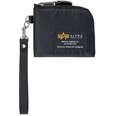 Alpha Label Portemonnee Unisex Black Alpha Label Portemonnee Unisex Black